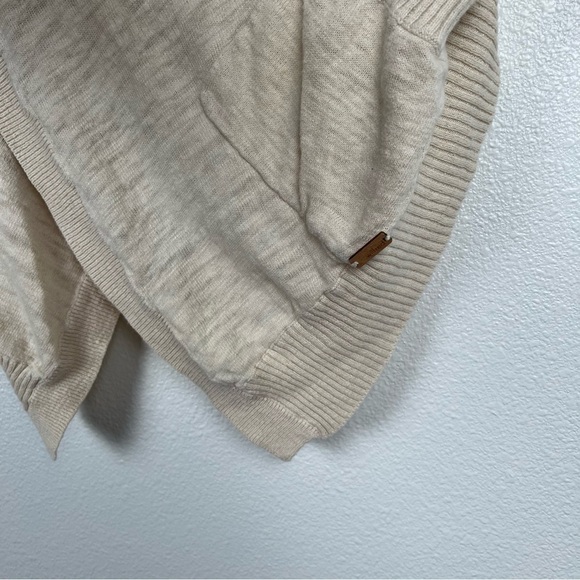 aritzia Wilfred Open Linen Blend Knit Cardigan Cream Sz XXS - Picture 8 of 8